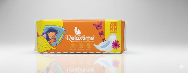Relax Time Teen Sanitary Pads For Girls -  280mm