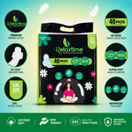 Relaxtime Cottony Soft XXL Sanitary Pads – 320mm, 40 Pads